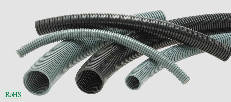 Fotografia 2. Węże osłonowe z serii HELUcond PA6-S