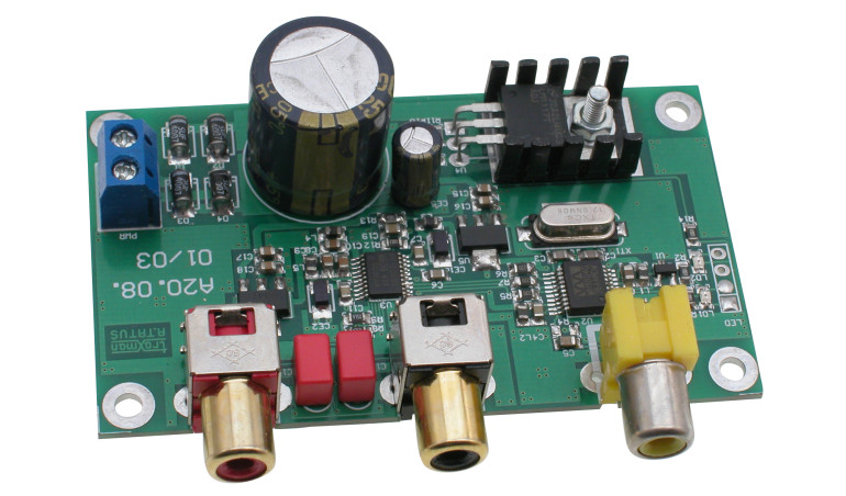 Przetwornik audio DAC z układem PCM5102A