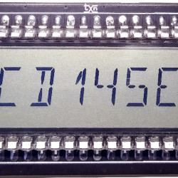 Ekspander wyświetlacza 14 segmentowego LCD z interfejsem I²C