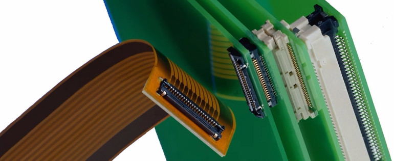 Fotografia 5. Przykładowe zastosowania złączy typu Mezzanine