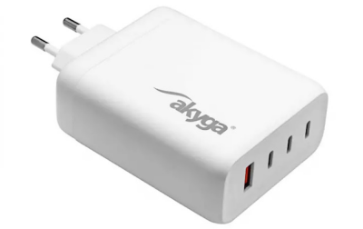 Oparta na podzespołach azotkowo-galowych (GaN) ładowarka AK-CH-24 firmy Akyga