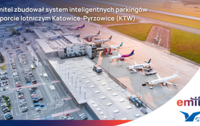 Firma Emitel zbudowała system zarządzania miejscami parkingowymi na lotnisku w Katowicach