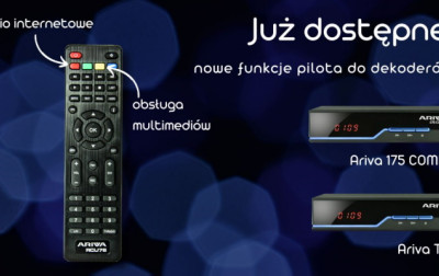 Nowe funkcje w pilocie Ariva RCU76 firmy Ferguson Digital