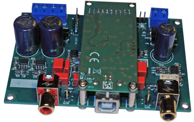 Przetwornik audio DAC z interfejsem USB i układem scalonym AD1852