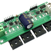 Mostek H dla wysokiej mocy szczotkowego silnika prądu stałego z czujnikiem prądu