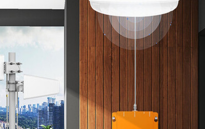 Okrągła antena sufitowa 5G firmy Qoltec