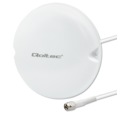 Okrągła antena sufitowa 5G firmy Qoltec
