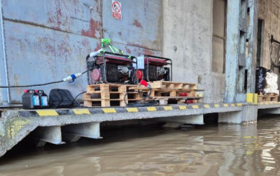 Utrzymanie ciągłości działania stacji bazowej T-Mobile w Brzegu - relacja powodziowa