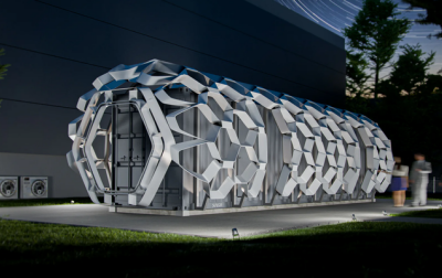 Habitat księżycowy FLEXHab z wyświetlaczami Sony BRAVIA