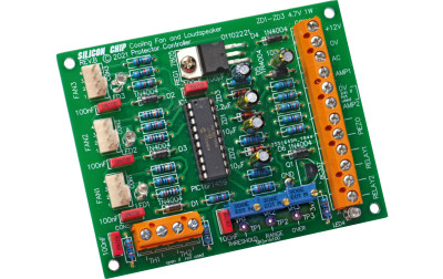 Sterownik wentylatorów chłodzących i zabezpieczenie głośników
