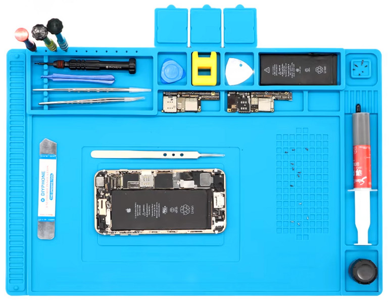 Silikonowa mata dla elektroników – niedrogie rozwiązanie odporne na wysoką temperaturę i niektóre związki chemiczne