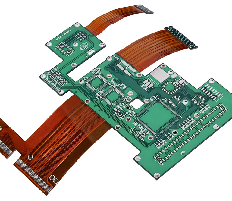 Fotografia 2. Rozbudowany obwód drukowany w technologii rigid-flex