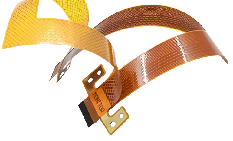 Fotografia 1. Przykładowy obwód FPC