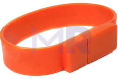 Pendrive reklamowy DS-1201 firmy MemoRabbit w postaci silikonowej opaski na nadgarstek