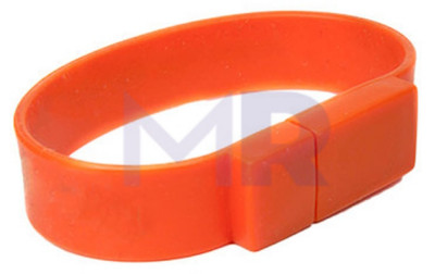 Pendrive reklamowy DS-1201 firmy MemoRabbit w postaci silikonowej opaski na nadgarstek