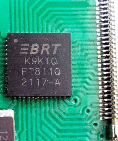 Fotografia 2. Sterownik graficzny FT811