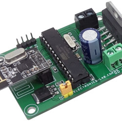 Sterowanie prędkością, kierunkiem i zatrzymaniem silnika DC z modułem RF NRF24L01