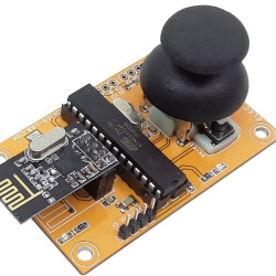 Nadajnik zdalnego sterowania z pojedynczym joystickiem wykorzystujący NRF24L01