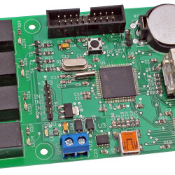 ARS3-ER – sterownik z serwerem Web (2). Możliwość załączania 4 wyjść oraz kontroli/wizualizacji poziomu na 4 wejściach