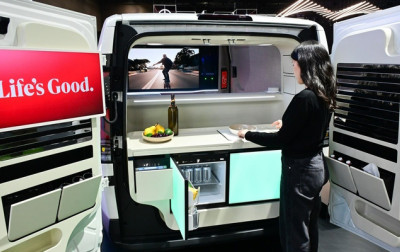 Koncepcje kabin Spielraum Studio i Spielraum Glow w wydaniu LG Electronics i Kia