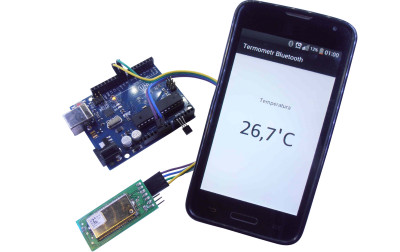 Termometr z interfejsem Bluetooth