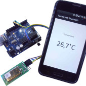 Termometr z interfejsem Bluetooth