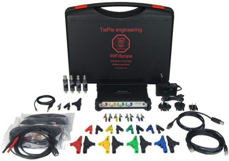 Fotografia 5. Zestaw zaawansowanego oscyloskopu motoryzacyjnego ATS610004DW-XMSG marki TiePie Automotive