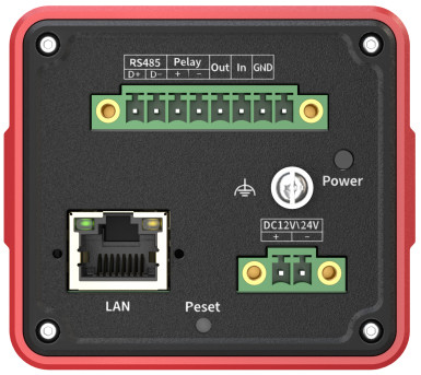 Fotografia 4. Panel tylny kamery termowizyjnej z serii 220Link