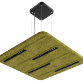 Oryginalna oprawa oświetleniowa Terra Balance z zaawansowanymi funkcjami akustycznymi