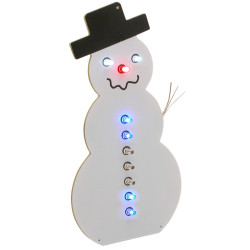 Animowany bałwan LED