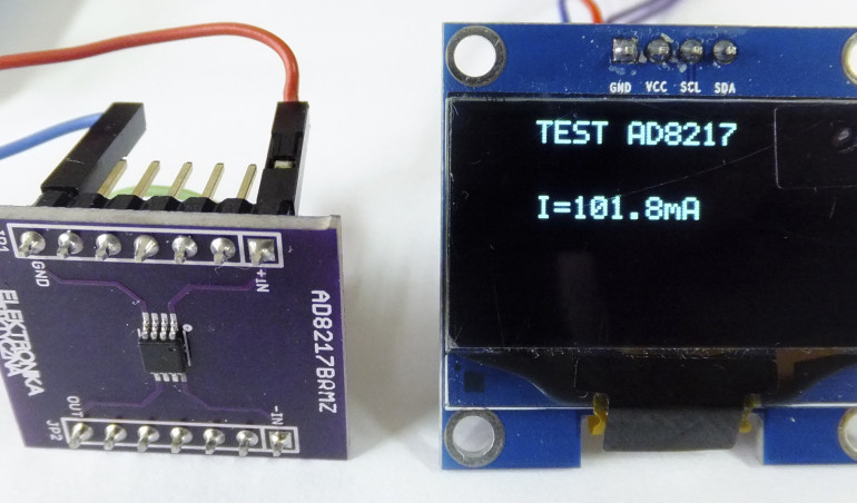 AD8217, czyli jak mierzyć natężenie prądu