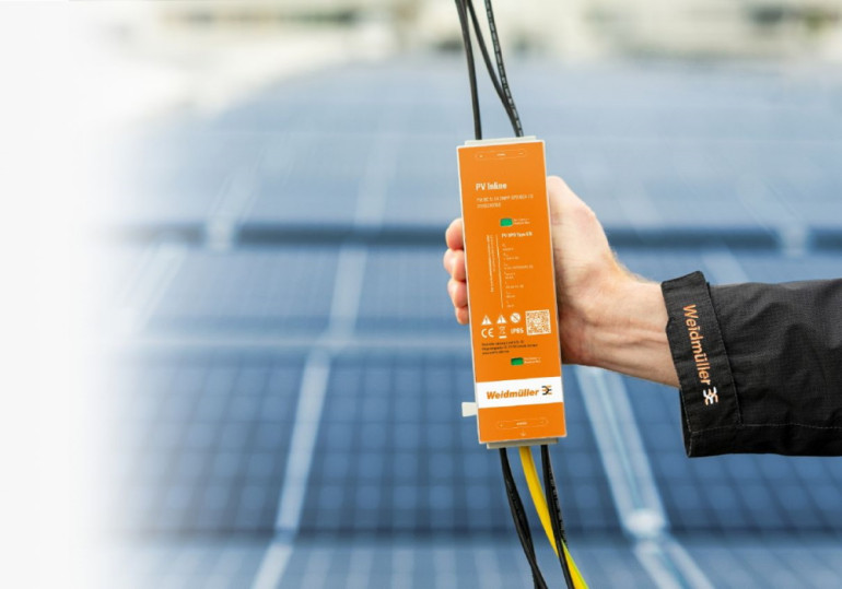 Kompaktowe zabezpieczenie przeciwprzepięciowe PV Inline