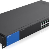 Liczący 24 porty niezarządzalny przełącznik Gigabit Ethernet o symbolu LGS124P