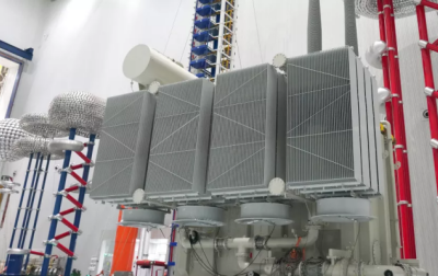Przełomowy, jednofazowy transformator olejowy 765 kV firmy Hitachi zwiększający poziom bezpieczeństwa w sieciach elektroenergetycznych