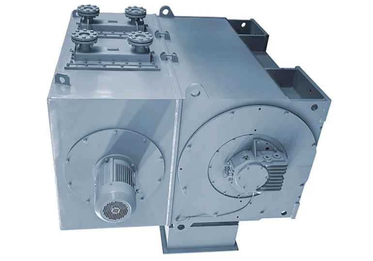 Przykładowy model przemysłowego silnika elektrycznego z serii YKS