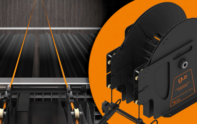 Najnowszy zwijacz mikrofonu e-spool od firmy igus