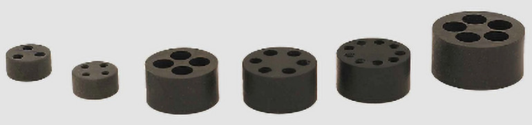 Fotografia 9. Wielootworowy uszczelniacz do dławików HELUTOP HT