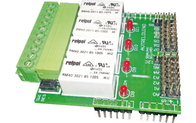 AVTRelDuino Shield. Moduł wykonawczy do Arduino