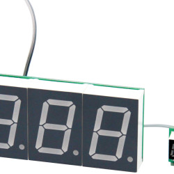 Wielogabarytowy termometr LED