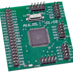 ATmega128 na płytce ewaluacyjnej AVT5311