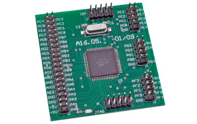 ATmega128 na płytce ewaluacyjnej AVT5311