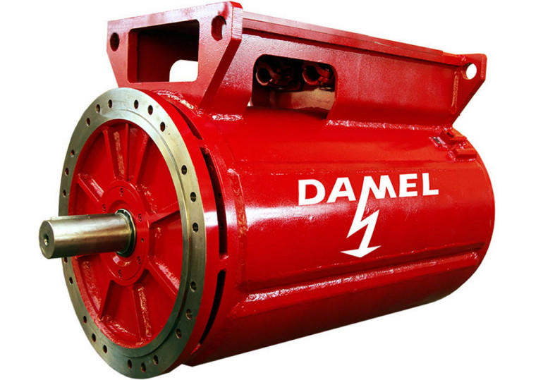 Przykładowy silnik asynchroniczny produkcji DAMEL