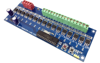 Knight Rider Light - 16 diod LED dużej mocy (kompatybilny z Arduino)