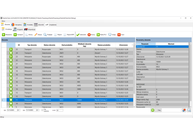 Oprogramowanie Nutrilo