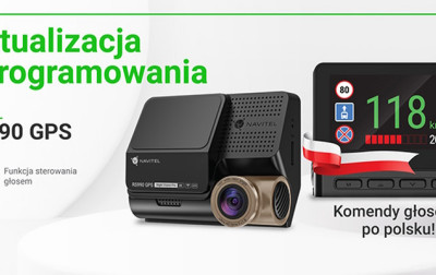 Przełomowa funkcja komend głosowych w języku polskim dostępna w wideorejestratorze NAVITEL RS990 GPS