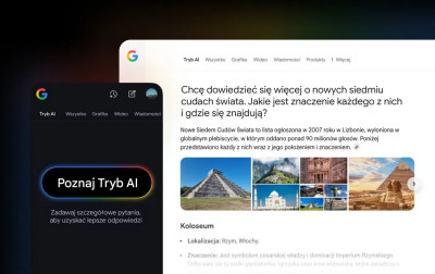 Wyszukiwarka Google: tryb AI już dostępny