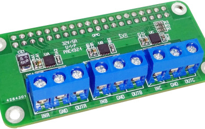 Trójkanałowy moduł pomiaru napięcia, prądu i mocy do Raspberry Pi