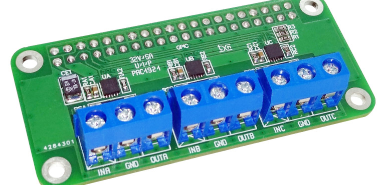 Trójkanałowy moduł pomiaru napięcia, prądu i mocy do Raspberry Pi