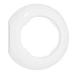 Ramka modułowa końcowa biała Retro Vintage Loft, EX1W1001