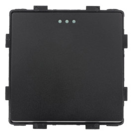 Moduł - Włącznik światła pojedynczy - czarny - Tawoia Glass, TWG-P-001B